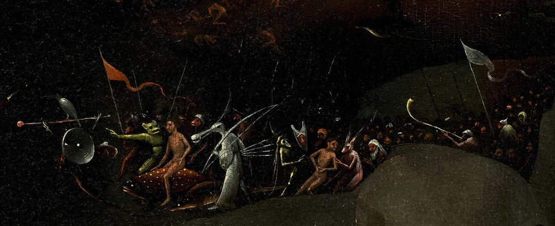 Hieronymus Bosch Prints – The Battle Walk – Garden of Earthly Delights