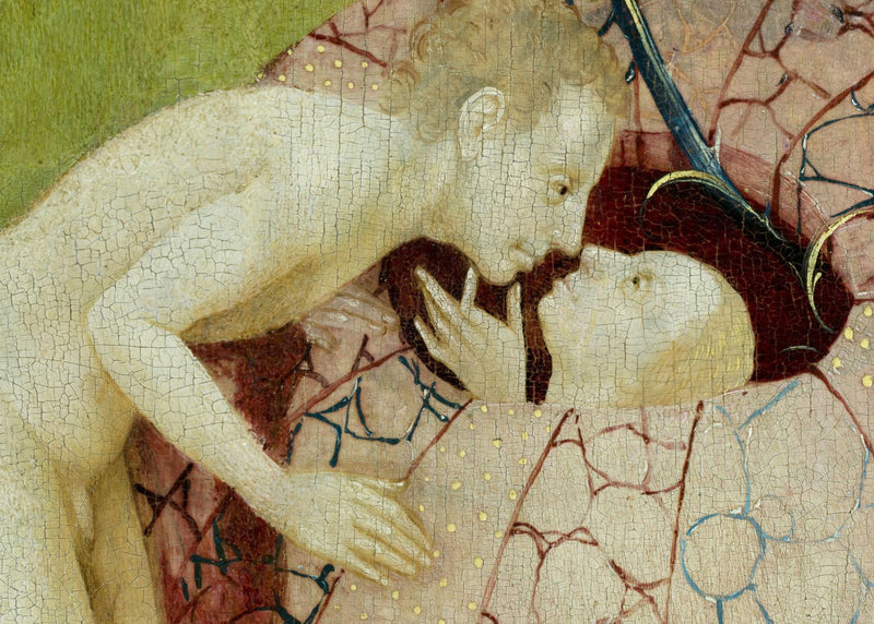 Hieronymus Bosch – The Forbidden Kiss – Garden of Earthly Delights