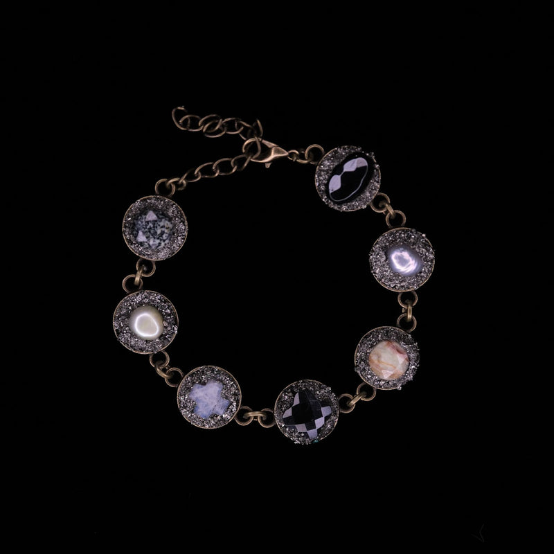 The Moonstone Cross Bracelet