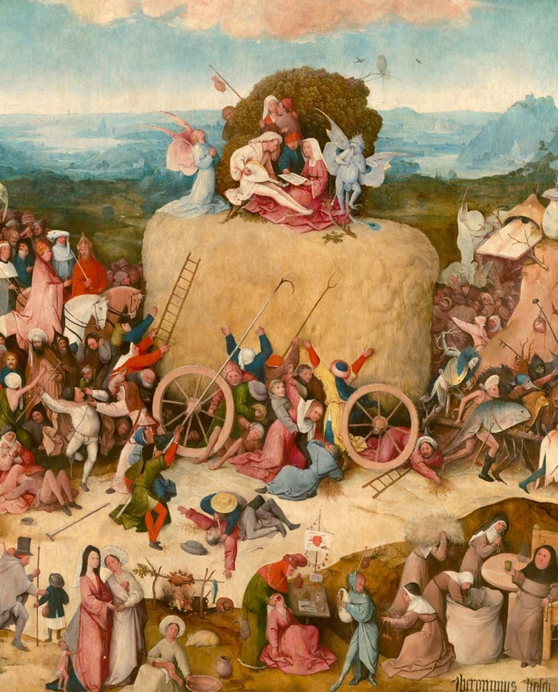 Hieronymus Bosch Art Print – The Haywain – Central Panel