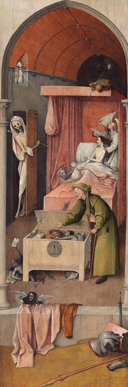 Hieronymus Bosch Prints – Death and the Miser