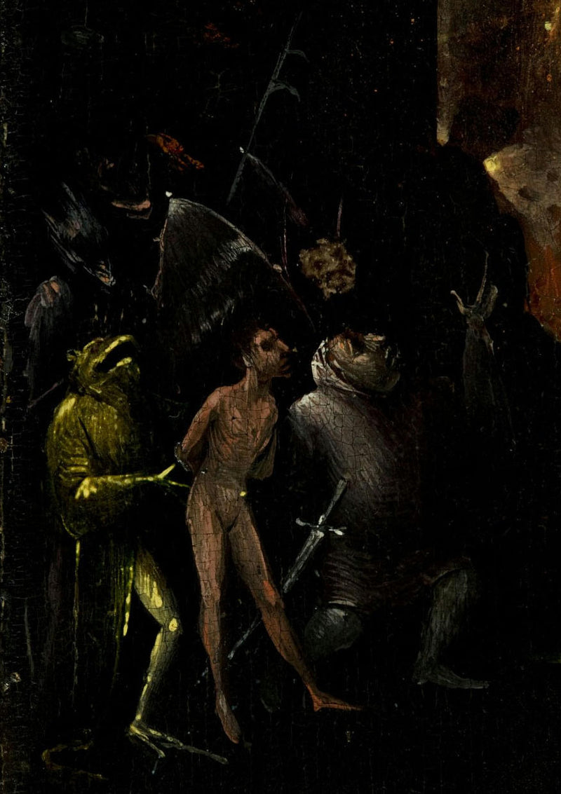Hieronymus Bosch Prints – Frog Guard – Garden of Earthly Delights