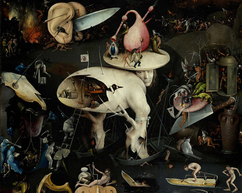Hieronymus Bosch Prints – Grotesque Haven – Garden of Earthly Delights