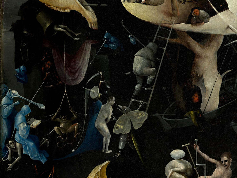 Hieronymus Bosch Prints – Midnight Climb – Garden of Earthly Delights