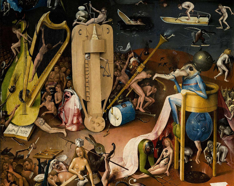 Hieronymus Bosch Prints – Orchestration – Garden of Earthly Delights