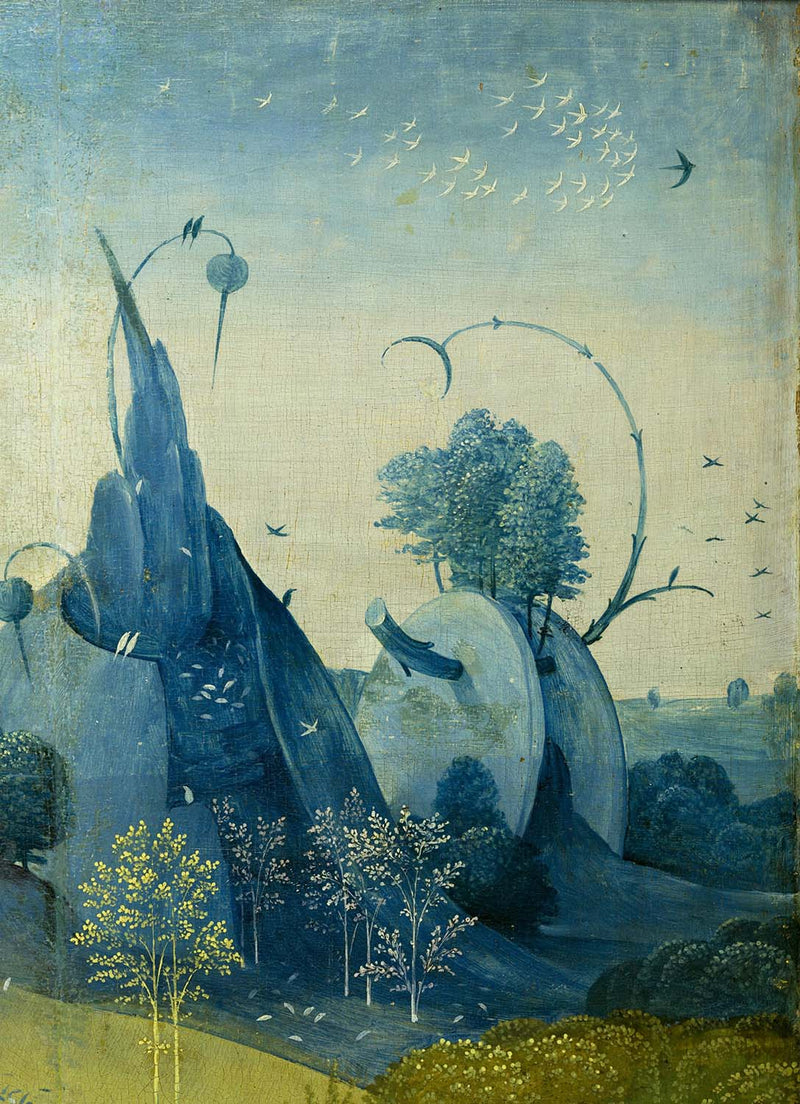 Hieronymus Bosch Prints – The Azure Hills – Garden of Earthly Delights