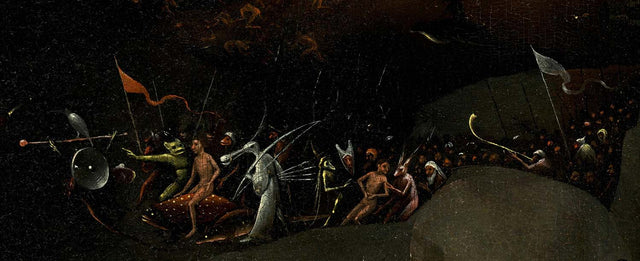 Hieronymus Bosch Prints – The Battle Walk – Garden of Earthly Delights