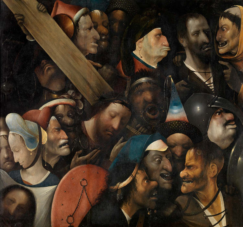 Hieronymus Bosch Prints – The Burden – Christ Carrying the Cross