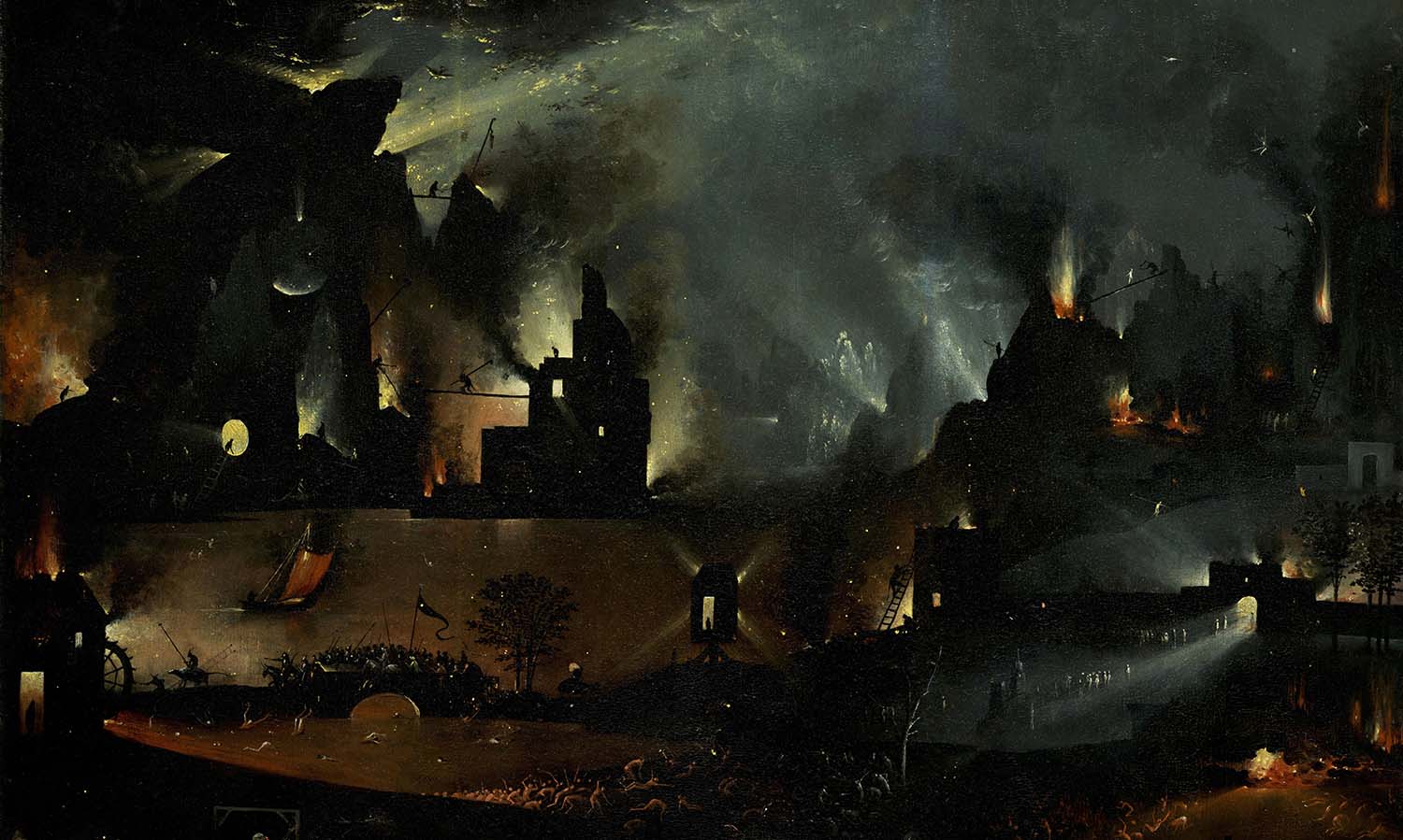 Hieronymus Bosch Prints – The Doomscape – Garden of Earthly Delights