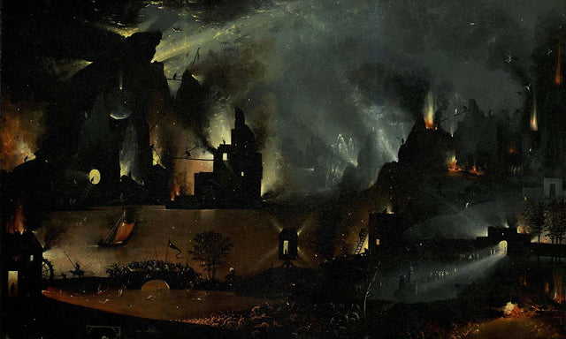 Hieronymus Bosch Prints – The Doomscape – Garden of Earthly Delights