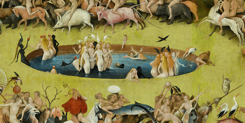 Hieronymus Bosch Prints – The Fish Pond – Garden of Earthly Delights