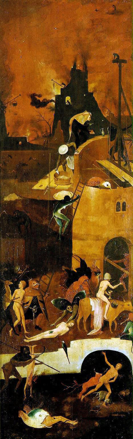 Hieronymus Bosch Prints – The Infernal Ascent – Haywain Triptych
