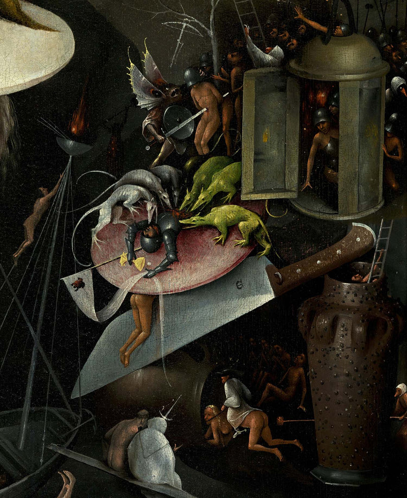 Hieronymus Bosch Prints – The Knife – Garden of Earthly Delights