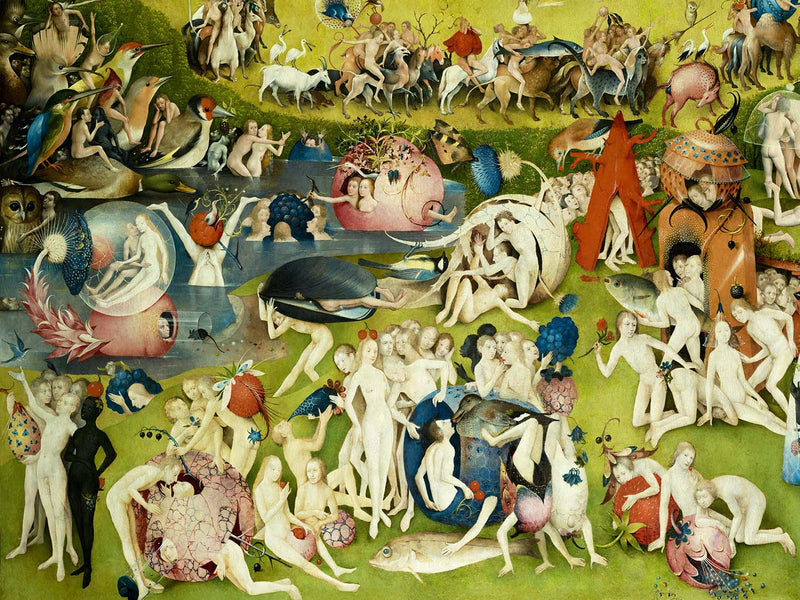 Hieronymus Bosch Prints – The Left Field of Pleasures – Garden of Earthly Delights