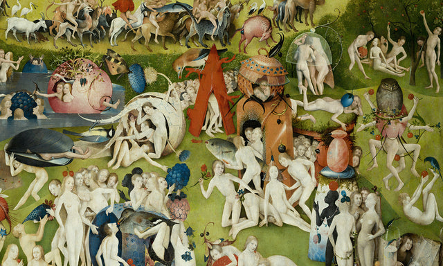 Hieronymus Bosch Prints – The Orchard of Euphoria – Garden of Earthly Delights