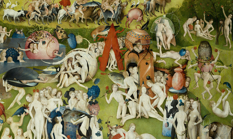 Hieronymus Bosch Prints – The Orchard of Euphoria – Garden of Earthly Delights