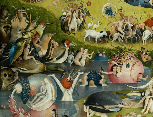 Hieronymus Bosch Prints – The River of Abundance – Garden of Earthly Delights