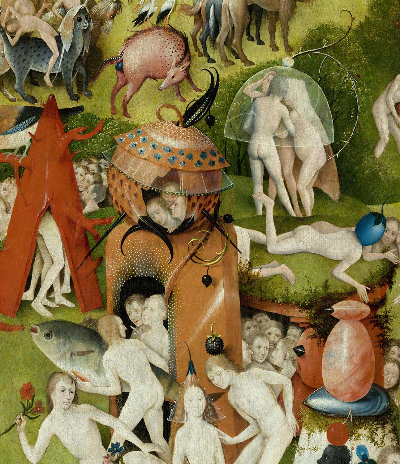 Hieronymus Bosch – The Temptation and the Catch – Garden of Earthly Delights