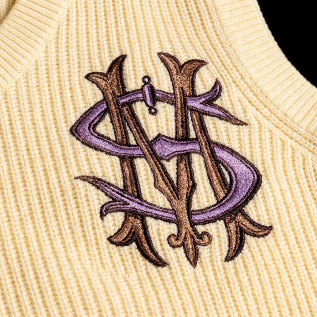 Knit Monogram Vest